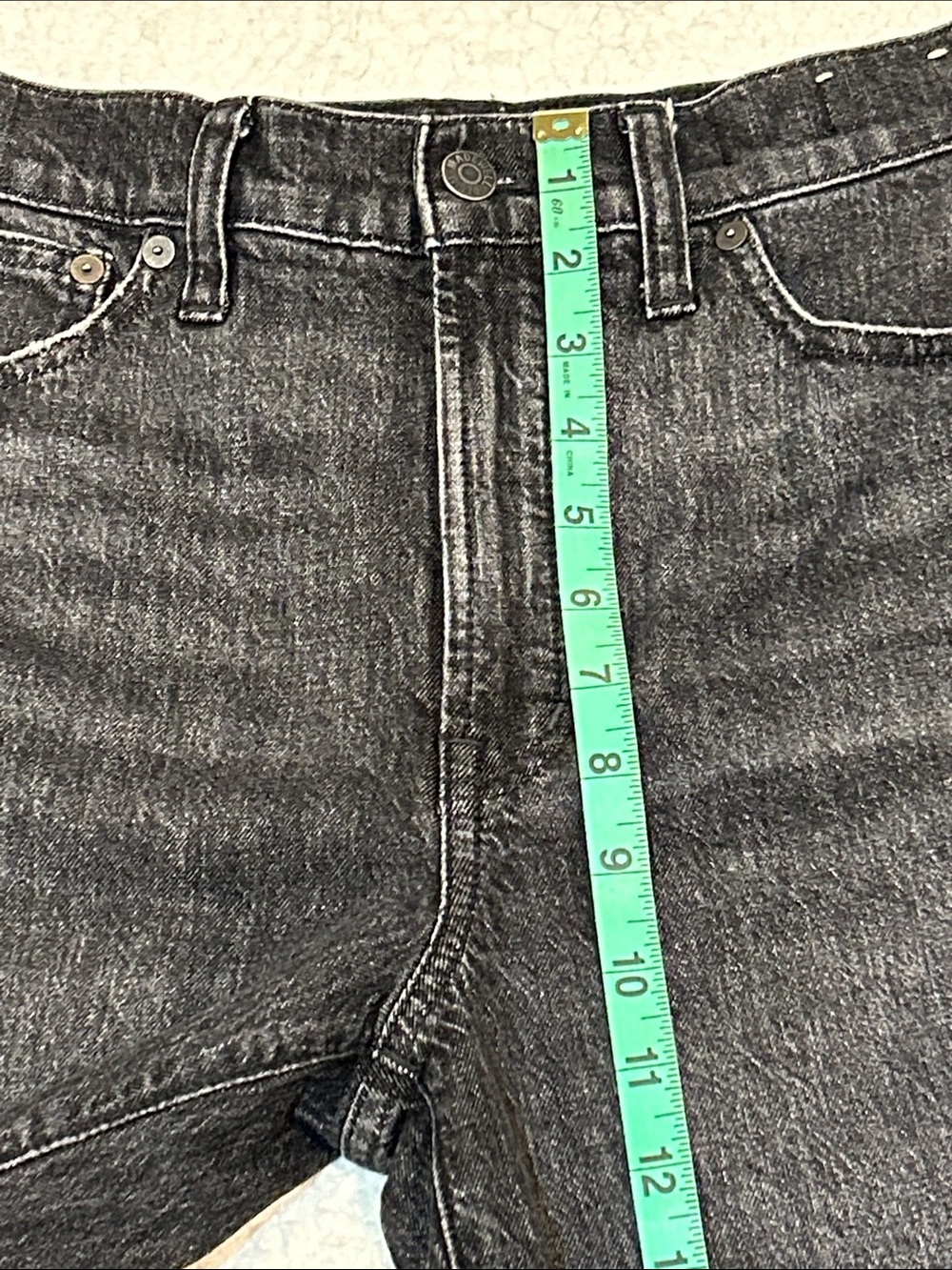 Madewell The Perfect Vintage Wide Leg Crop Jean size 27 Robles Wash Black - Picture 14 of 16